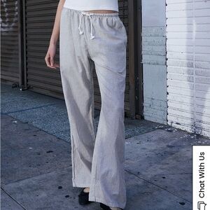 Brandy Melville John Galt Sand Striped Anastasia Sweatpants